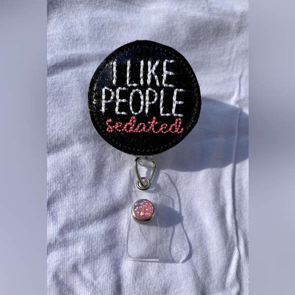 handmade Accessories - Nurse ID retractable badge reel